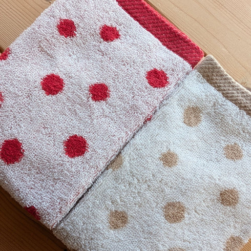 【生産終了につき割引中】ドットウォッシュタオル