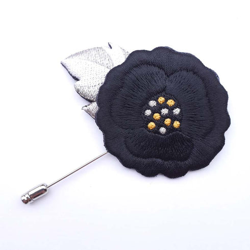 【生産終了につき割引中】刺繍ピンブローチ
