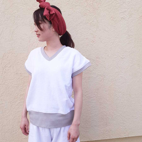 湯上りウェアセット(white)