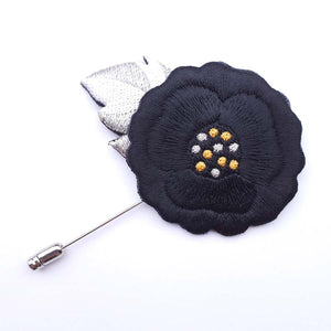 【生産終了につき割引中】刺繍ピンブローチ